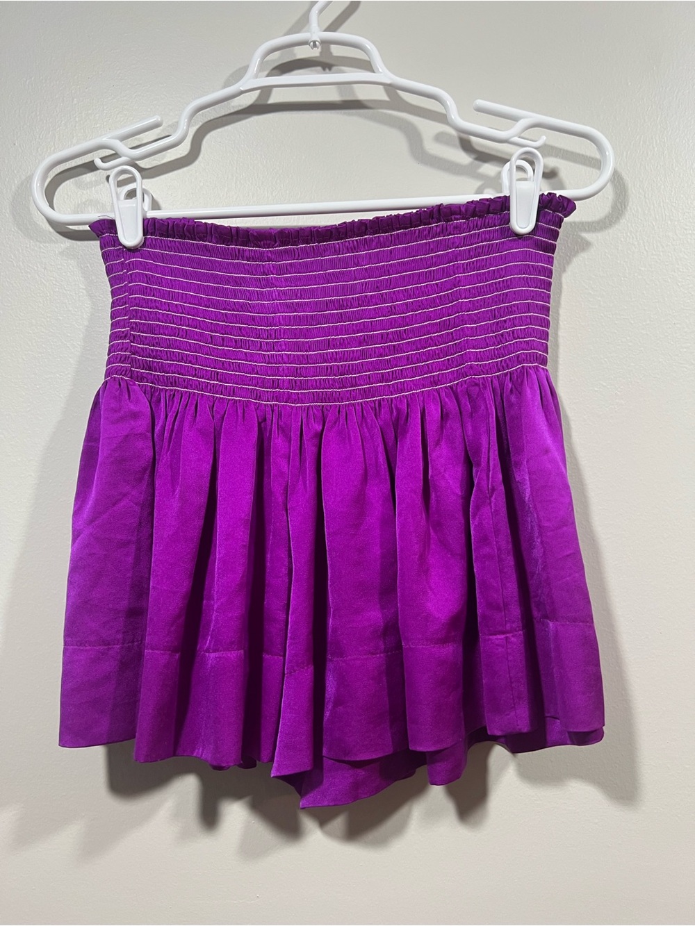 Koch Purple Women's Smocked Waist Shorts